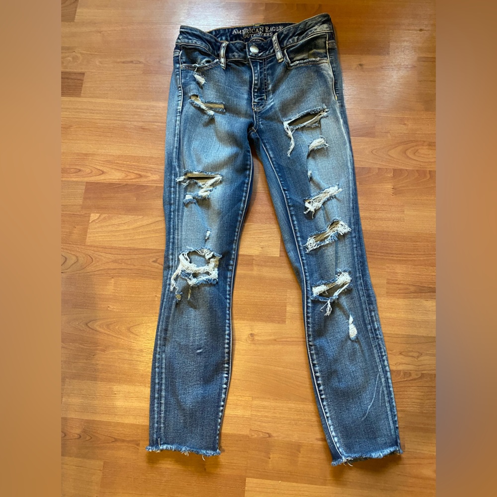American Eagle Stretchy crop jeggings